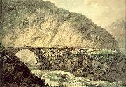 Pars, William The Devil's Bridge in the Canton of Uri oil on canvas